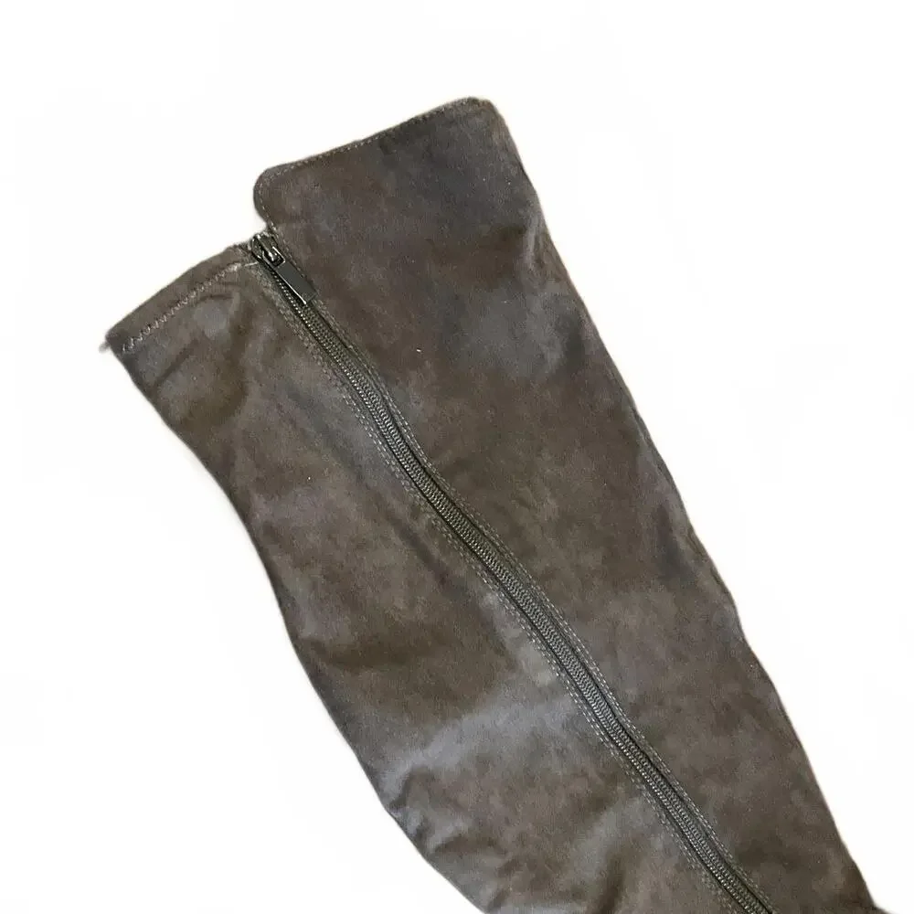 Brown Suede Riding Boots Target RN17730 Size 10